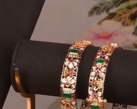 Floral CZ bangles